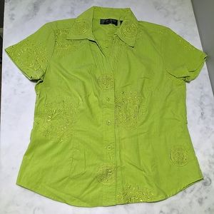 Lemon Grass Studio Floral Print Blouse